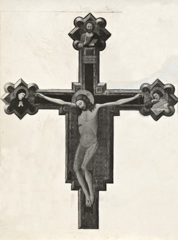 Anonimo — Pietro da Rimini - sec. XIV - Cristo crocifisso — insieme